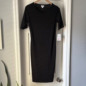 LuLaRoe Elegant Black Midi Dress